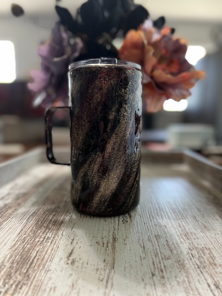 20oz Fall theme Handled Tumbler