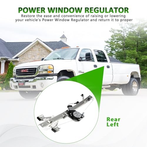 Power Window Regulator with Motor Assembly Compatible for Rear Left Driver Side