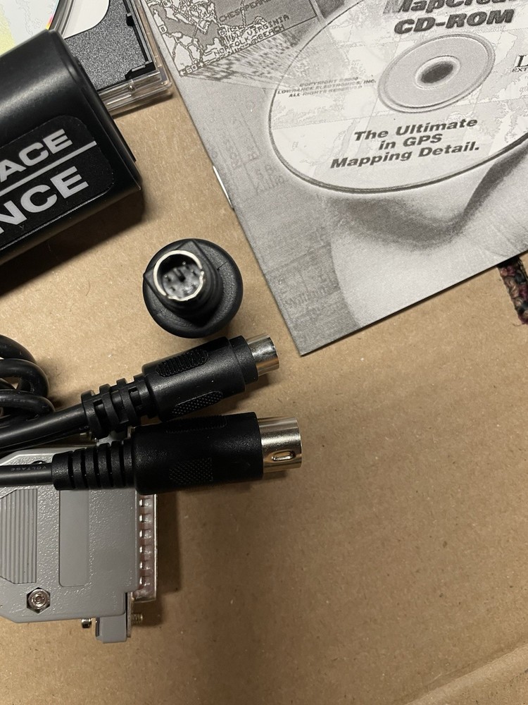 Lowrance MMC Interface Cable & Adapter Connector Plus map Create 5 CD