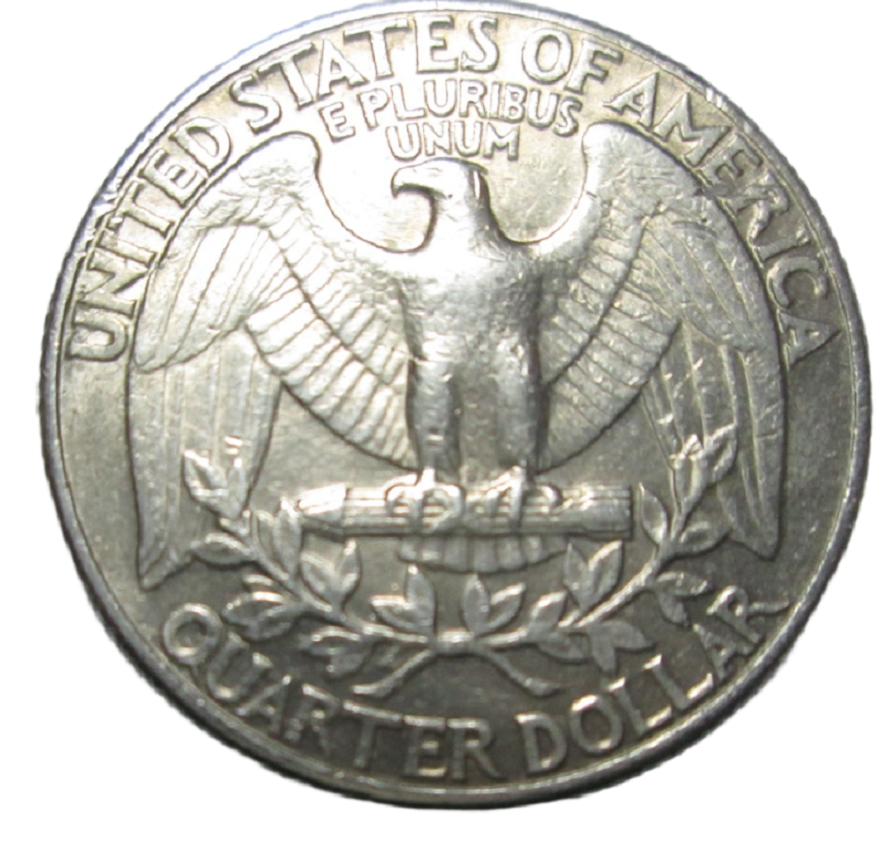 US VINTAGE WASHINGTON 1985 QUARTER-NO MINT MARK- UNIQUE ERROR
