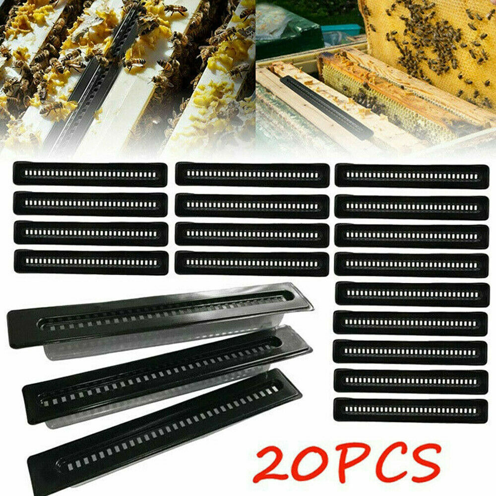 20pcs Plastic Small Bee Hive Beetle Blaster BeeHive Trap Beekeeping Tools EBS