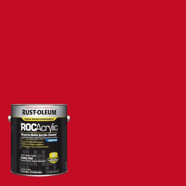 Rust-Oleum 314410 Acrylic Enamel Coating, Safety Red, 1 Gal.