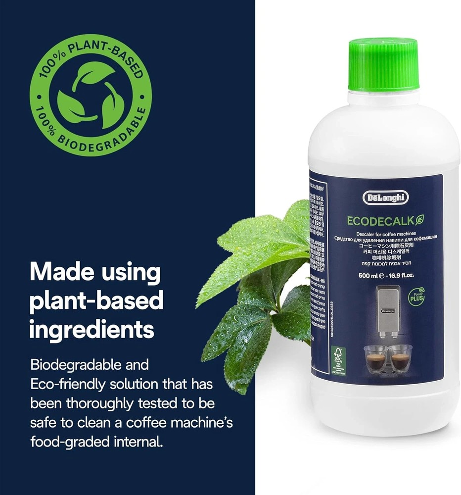 Ecodecalk Descaler 2-Pack, Eco-Friendly Universal Descaling Solution for Coffee