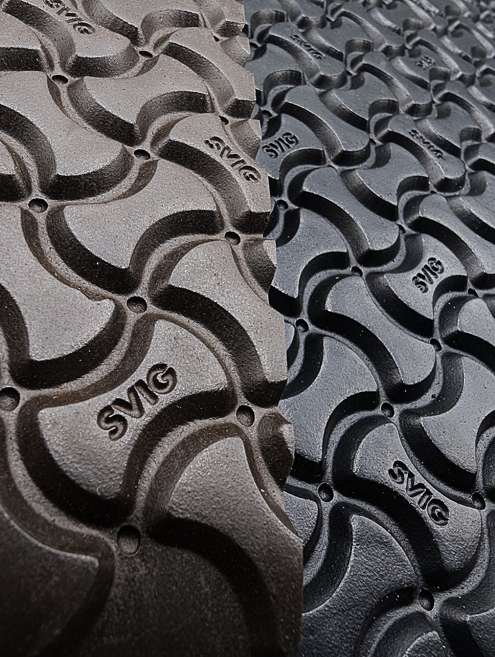 SVIG DOG BONE Sole Panel / 10mm / 18x10.50"/ Rubber-Eva Mix / Sandal Sole