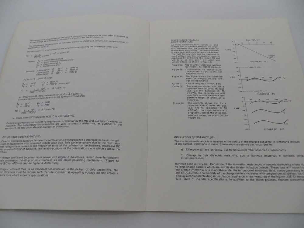 Johanson Monolithic Dielectrics Understanding Chip Capacitors 1974 computer
