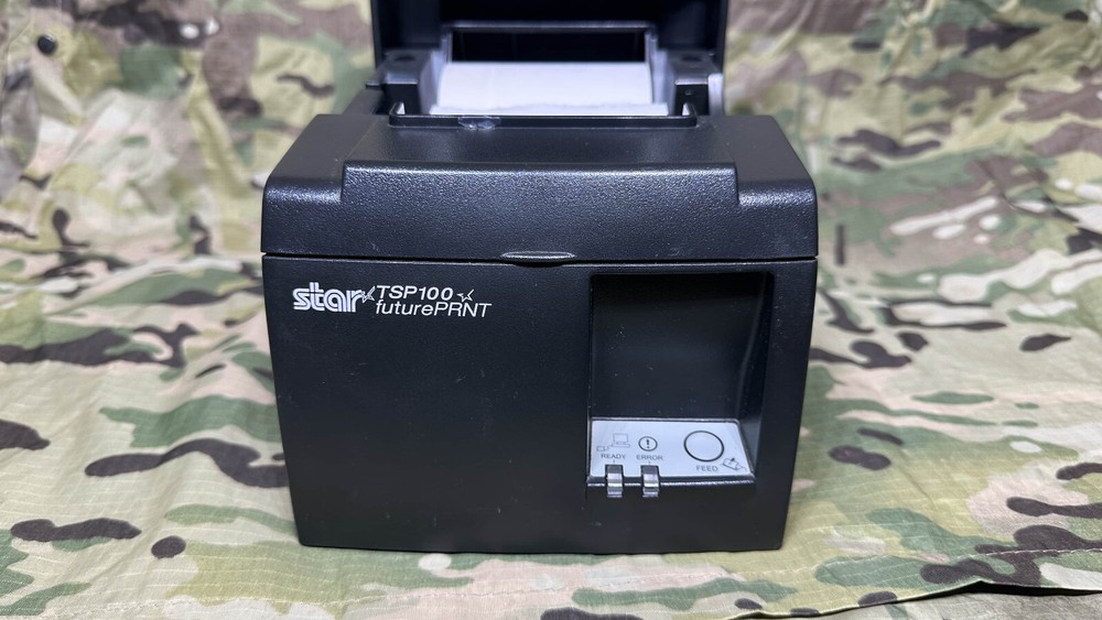 Star TSP100 Future Print USB Thermal Receipt Printer + Cords Star Micronics