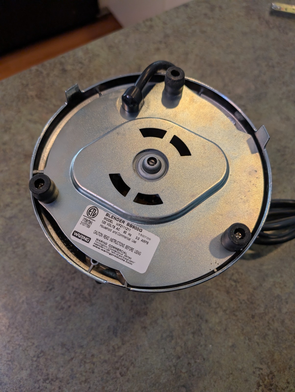 WARING Commercial Glass Bar Blender Model WF2111211 BB900G Works ~ See VIDEO