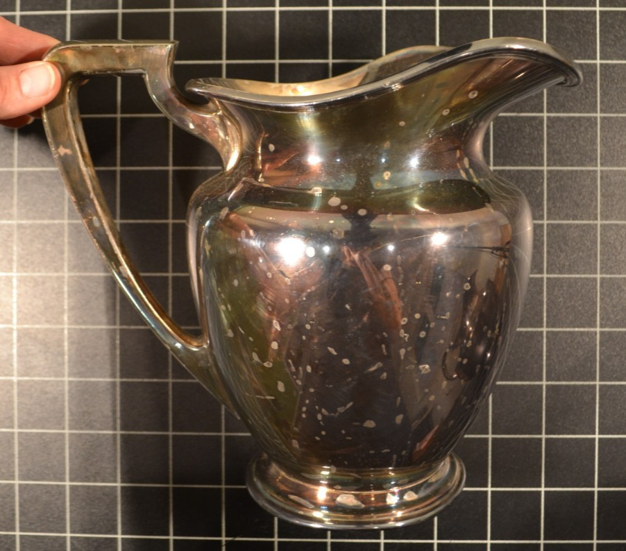 SILVER PLATED PITCHER - #70 - 9"