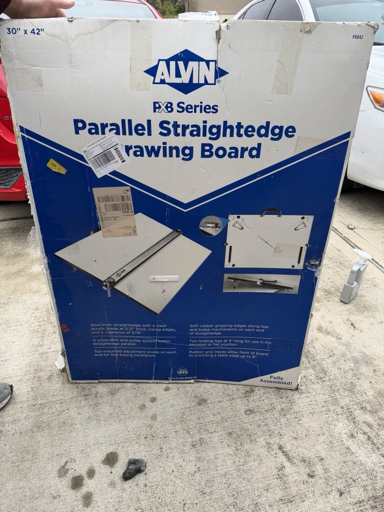 Alvin Parallel Straightedge Drawing Board 30x42