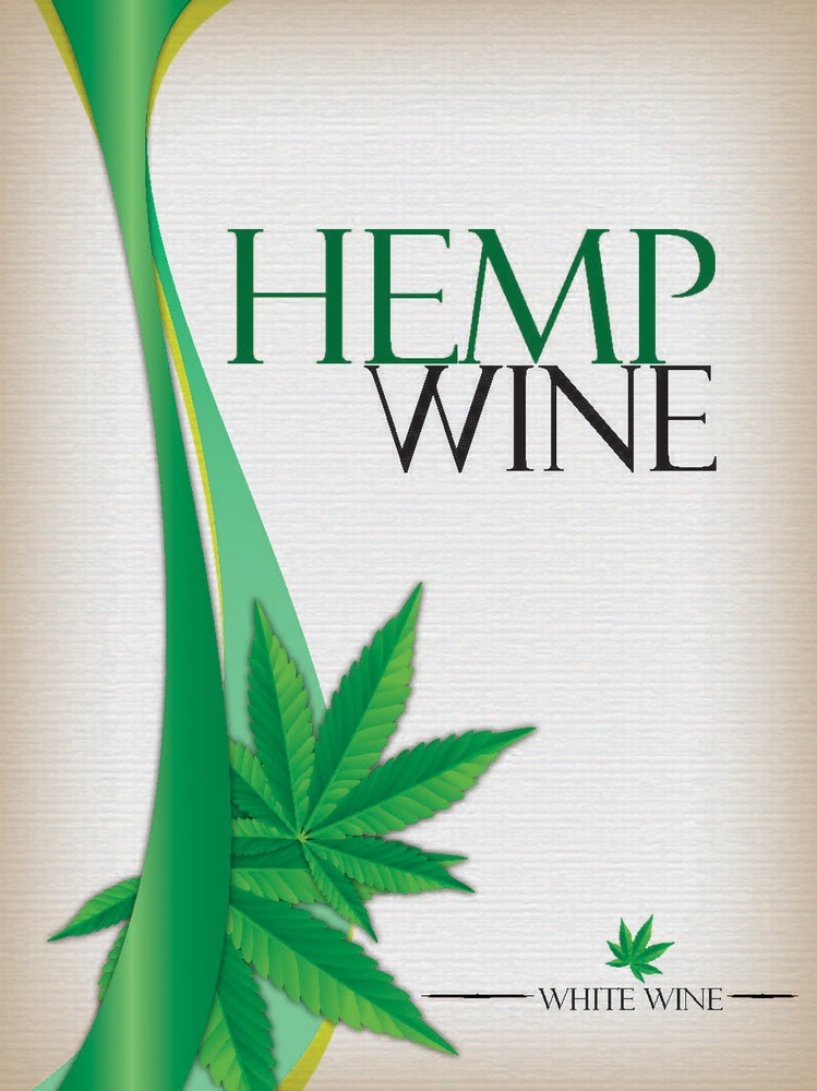 Hemp Wine Bottle Labels 30/Pack Mist Collection