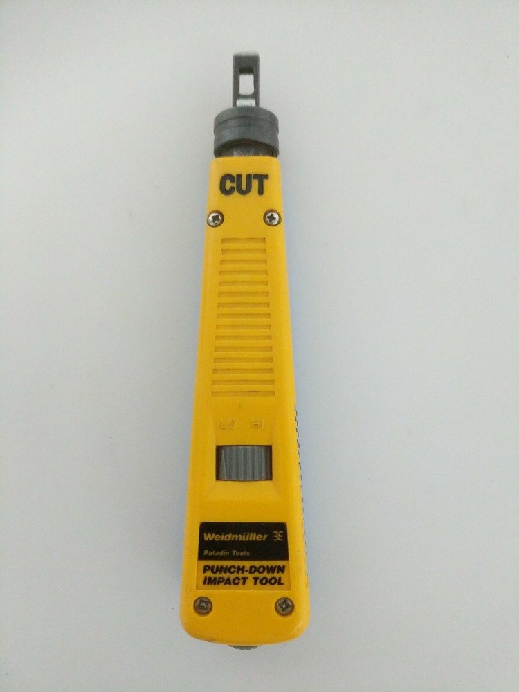 CUT Weidmuller Paladin Tools Punch Down Impact