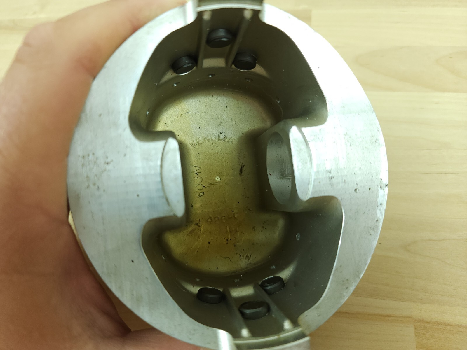 Vintage Top Fuel NHRA Piston Alcoa Venolia Nitro Hemi Man Cave Drag Racing