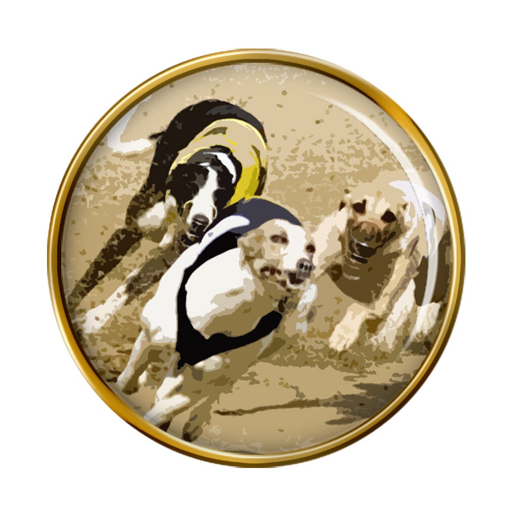 Greyhound Racing Pin Badge