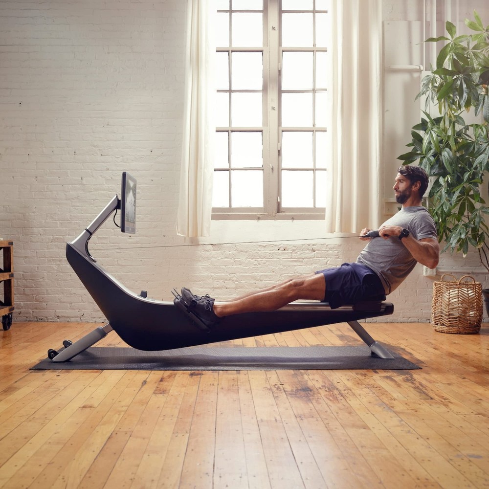 Hydrow Under Machine Mat for Exercise Equipment - Non-Slip, 3x7.5ft, Black