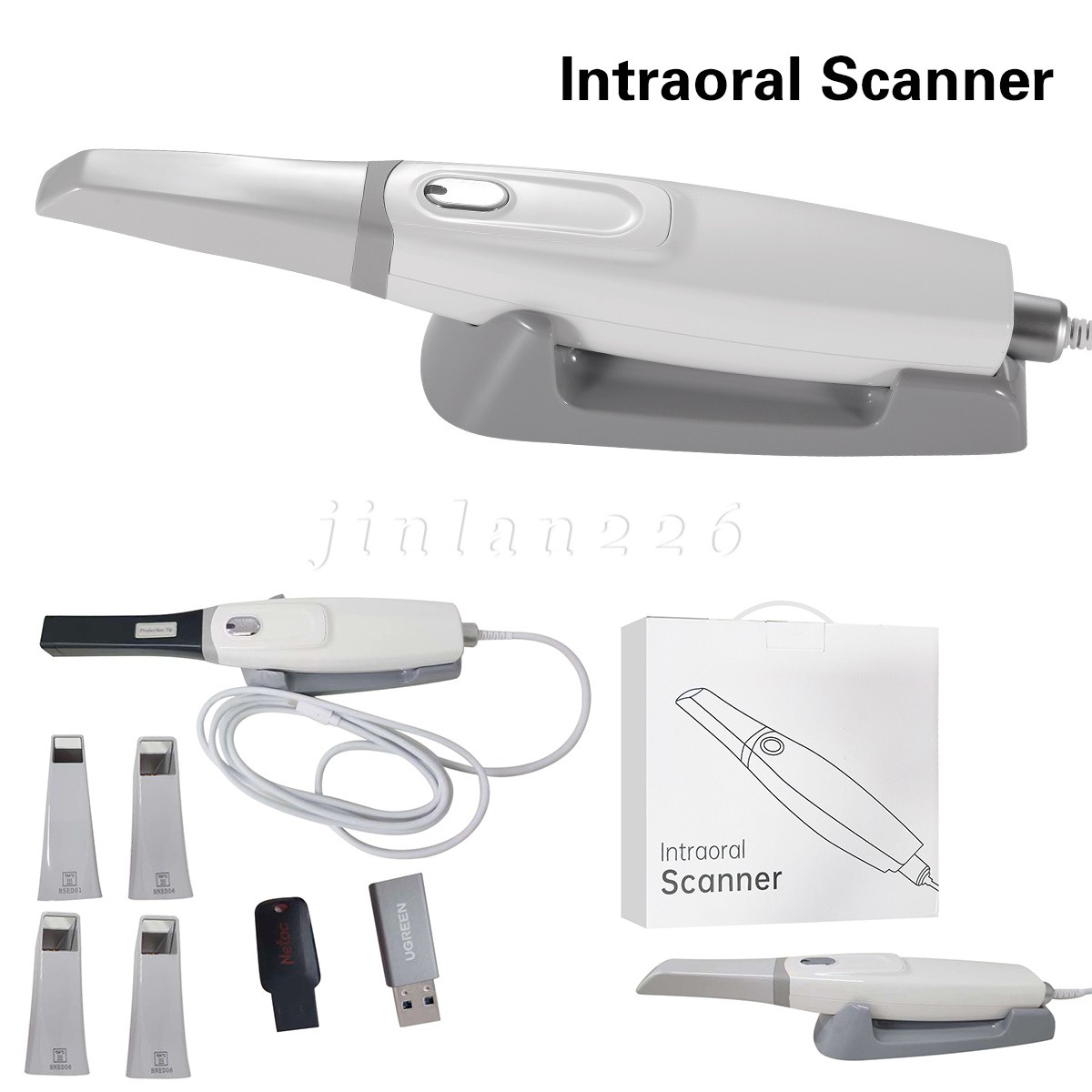 Dental Intraoral Scanner Digital Impression 3D Real-time Display w/ Scanning SW