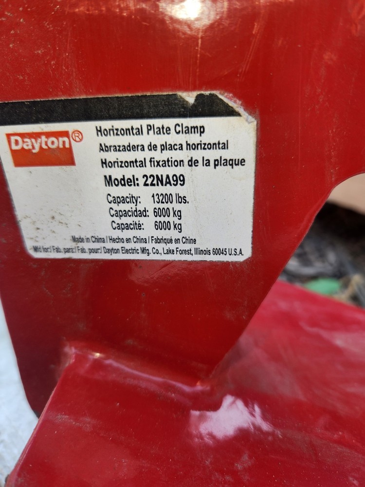 Dayton Horizontal Plate Clamp