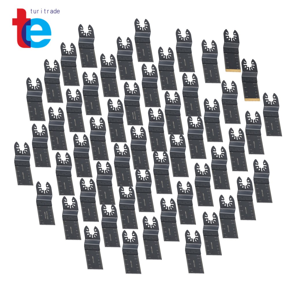 55 PCS Oscillating Saw Blades Quick Release Universal Oscillating Tool Blades