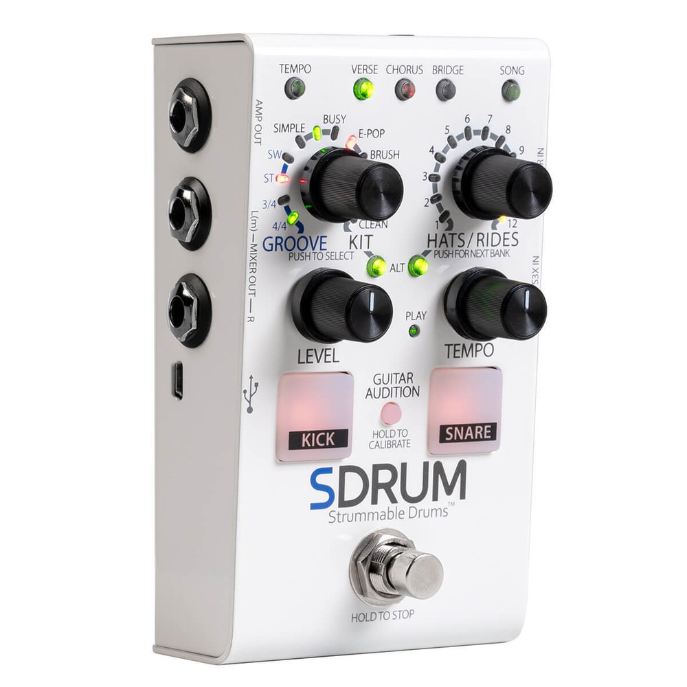 DigiTech SDRUM-U Strummable Drum Machine for Guitarists and Bassists