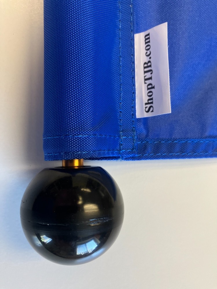 Golf Practice Putting Green Flagstick - 33" Marker, Solid Yellow Jr. Flag