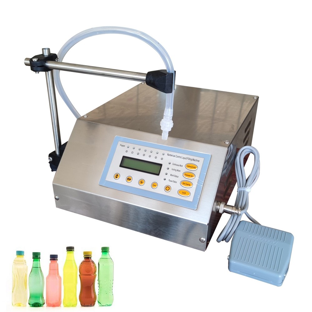 Semi-Automatic Liquid Filling Machine 2-3500ml Digital Control Bottle Filler