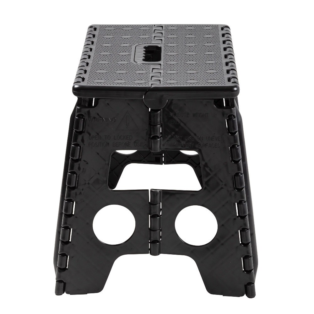 Folding Step Stool Lightweight Plastic Step Ladder with Non-Slip Surface
