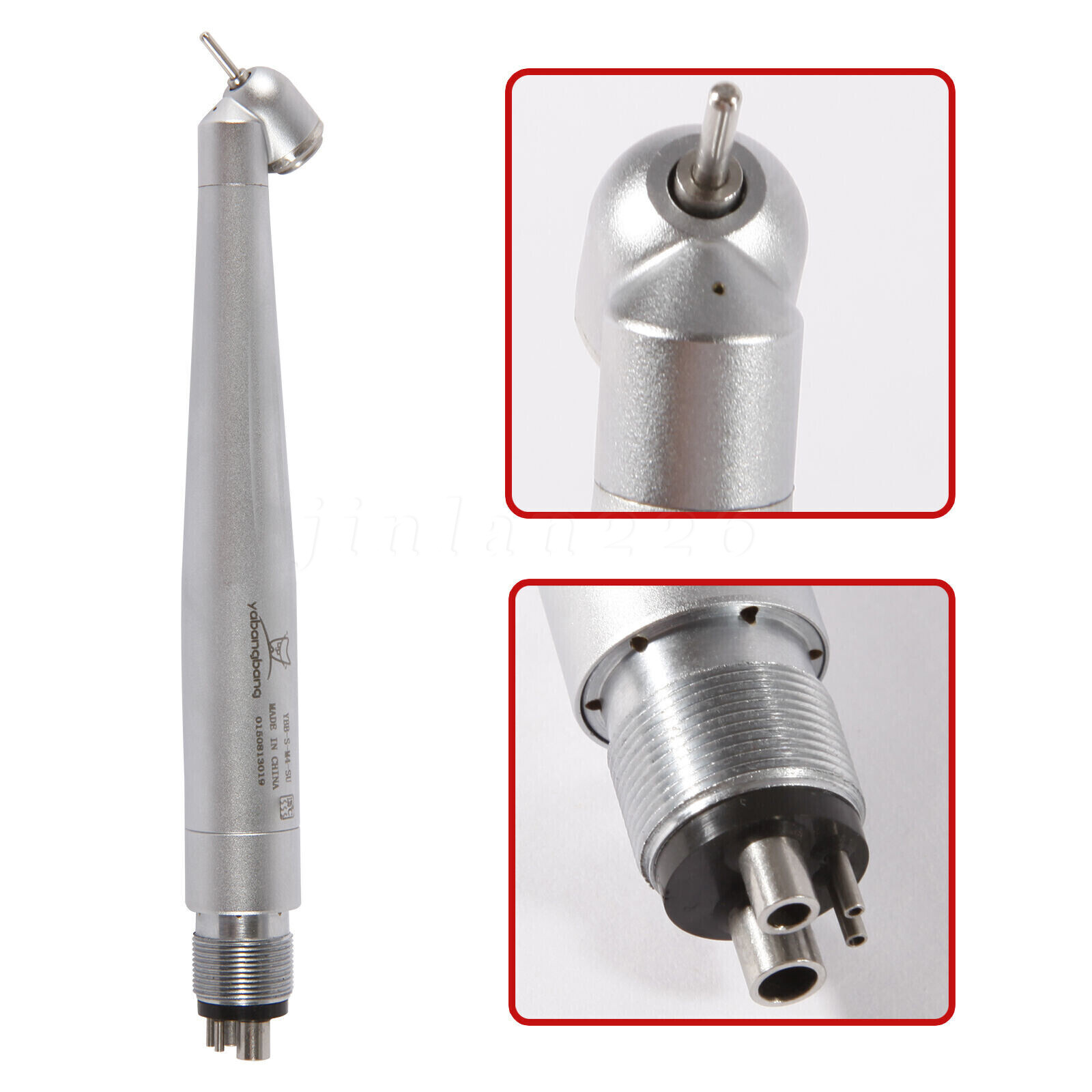 Yabangbang Dental 45 Degree Surgical High Speed Handpiece Push Button 4Hole WCA4