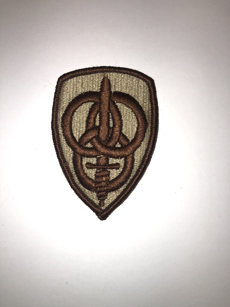 3rd Personnel Command Desert Tan & Brown U.S. Army Shoulder Patch Insignia