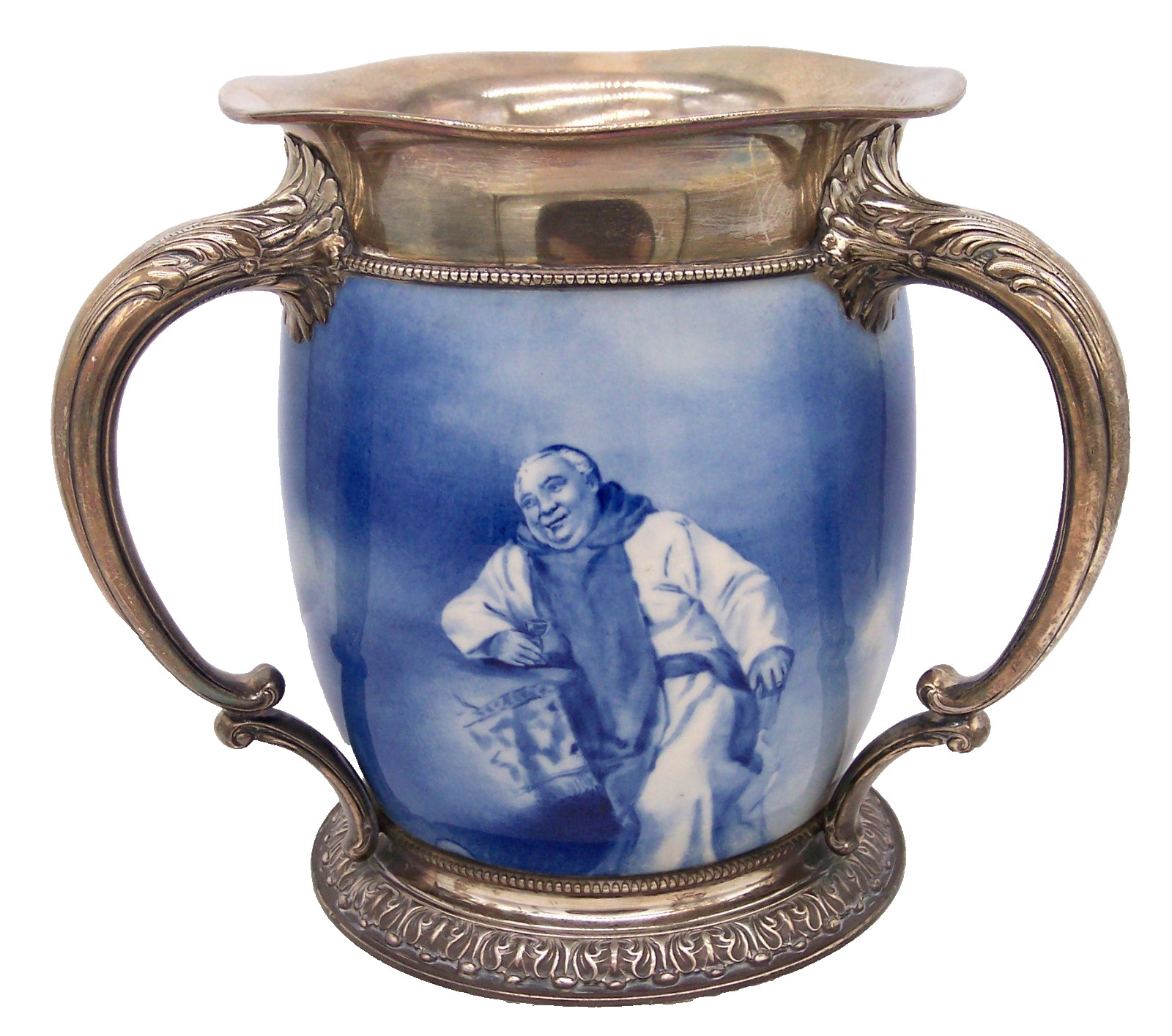 CAC Ceramic Arts Co Lenox Gorham Sterling Silver Loving Cup Stein 5 1/2 Pint