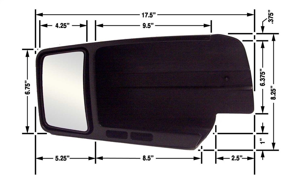 CIPA 11801 Custom Towing Mirrors