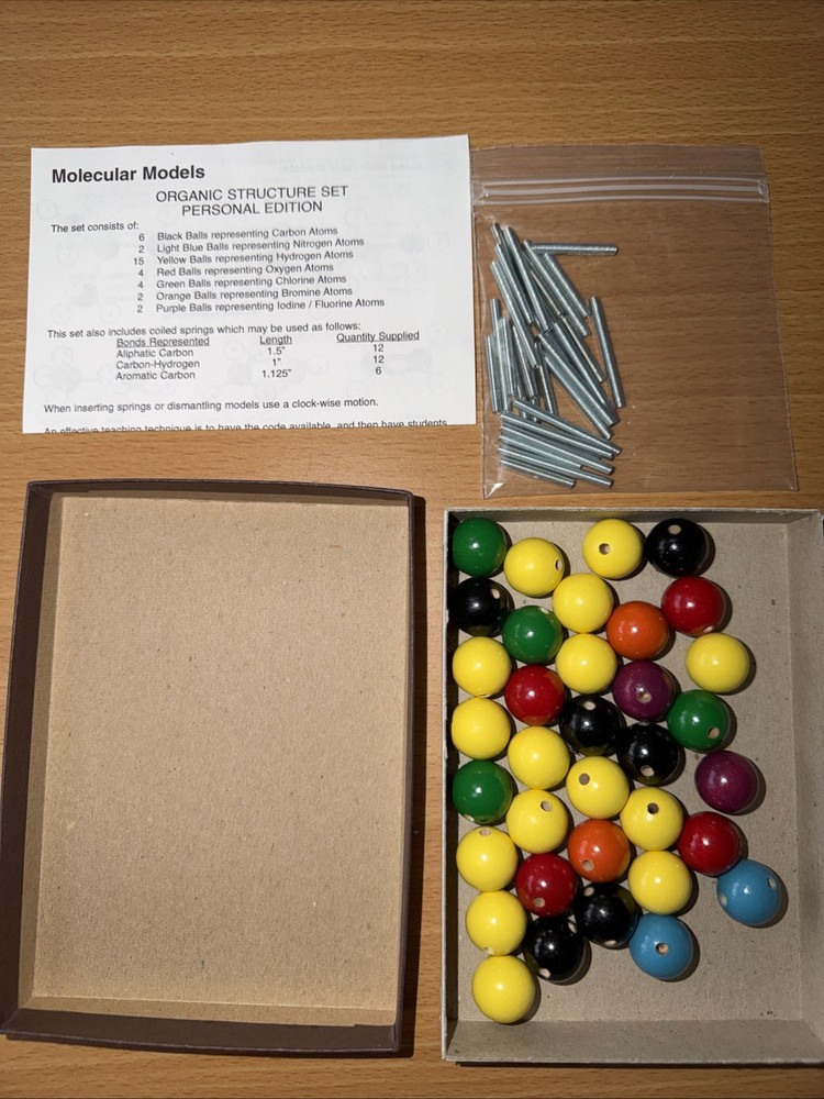 Molecular Model Organic Structure Set Personal Edition