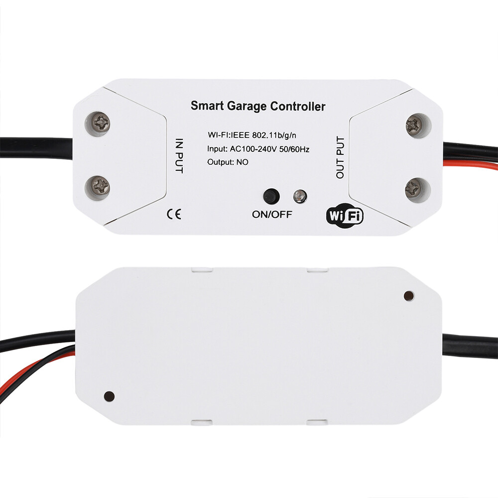 WiFi Smart Garage Door Opener Wireless APP Remote Controller Timer Voice Control