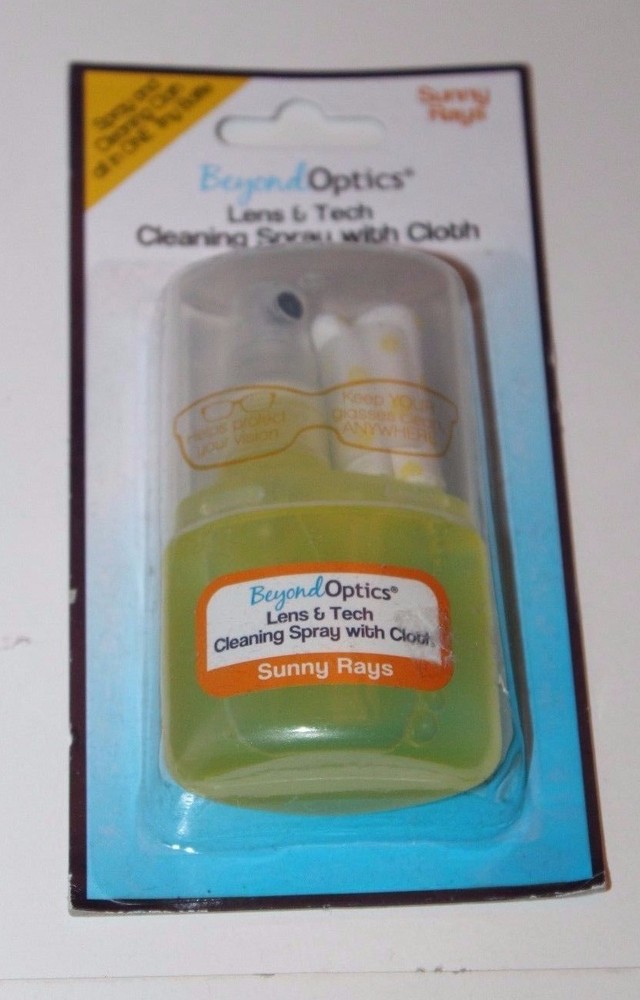 Beyond Optics Lens & Tech Cleaning Spray w/ Cloth - Sunny Rays