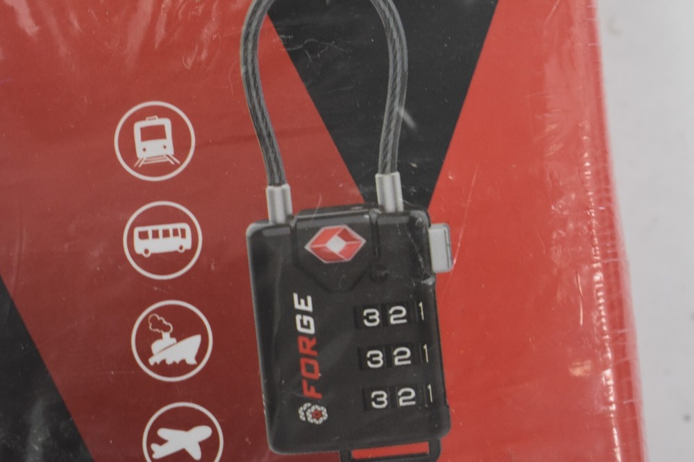 Forge TSA Accepted Luggage Locks Resettable Combination Travel Sentry 2 Pack