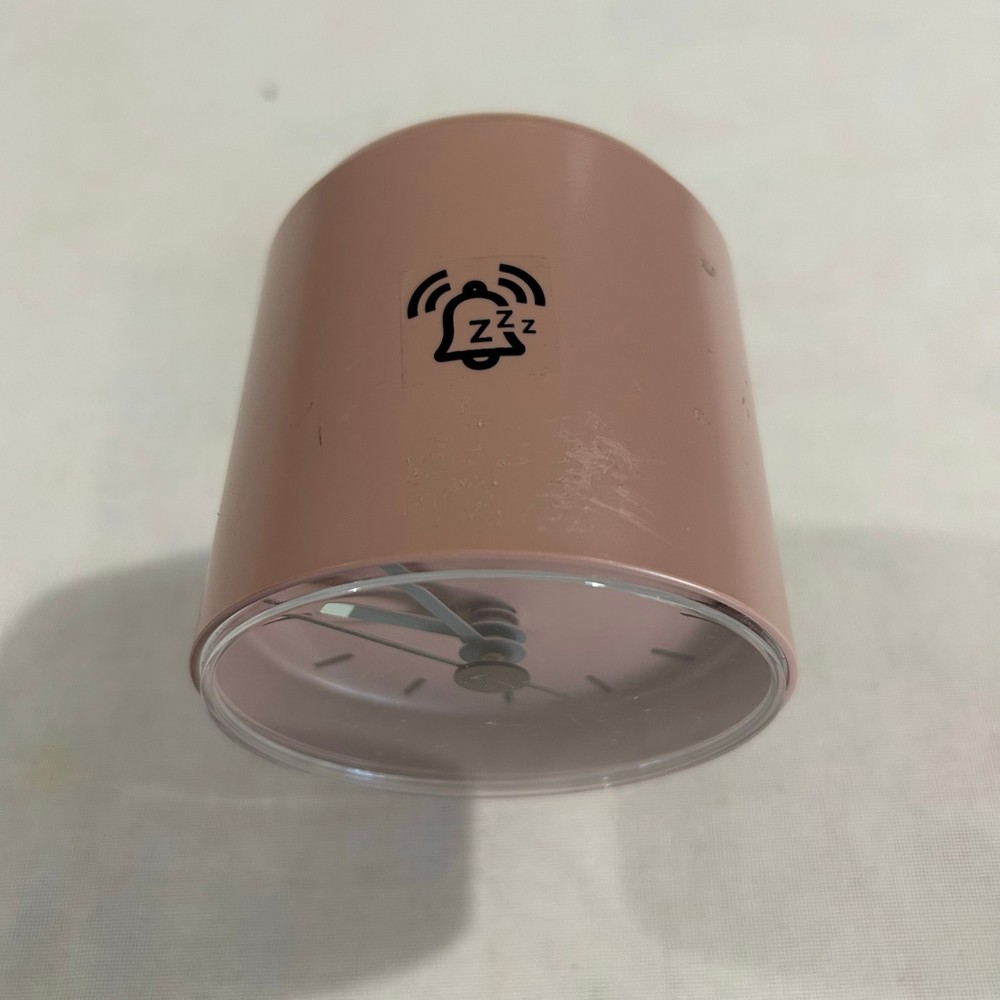 Ikea Bondtolvan Pink Analog Alarm Clock
