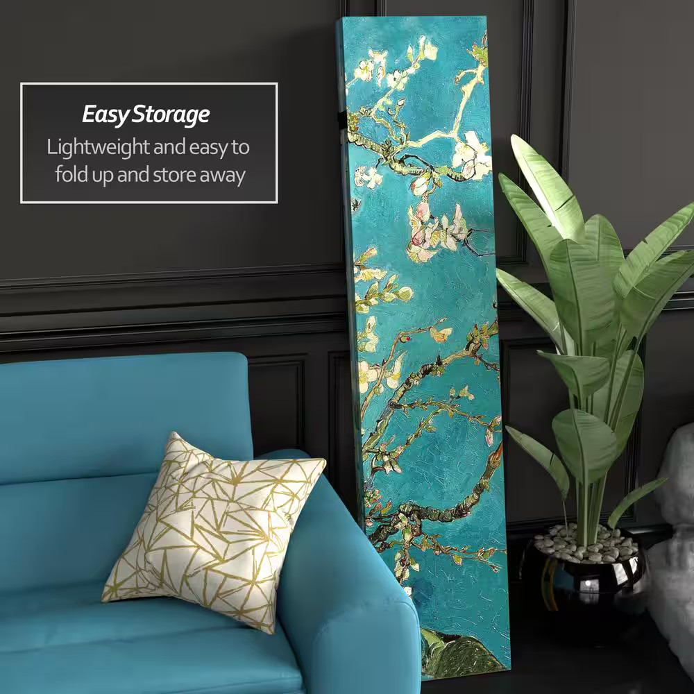 6 Ft. Printed 4-Panel Room Divider