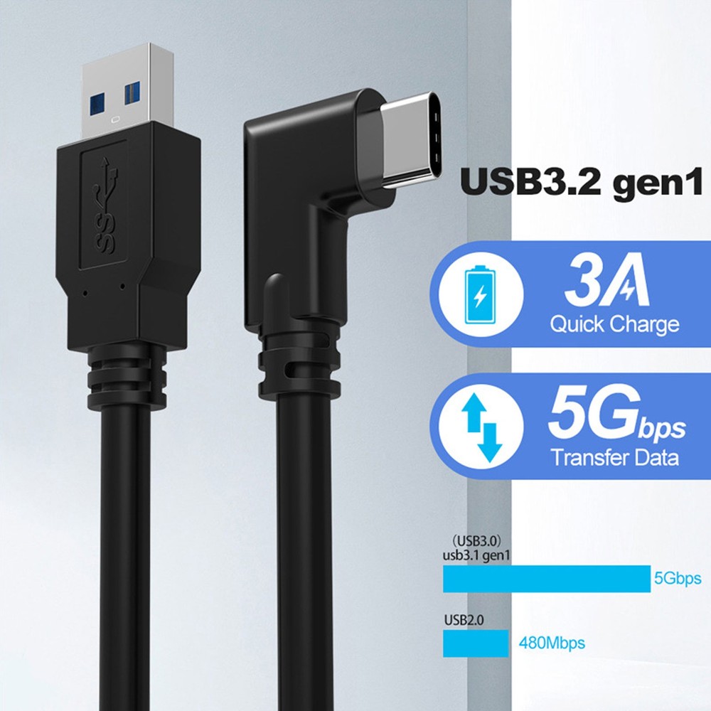 16ft or 10ft Link Cable for Oculus Quest 2/3 Type C-C PC Gaming & Charging Cof9