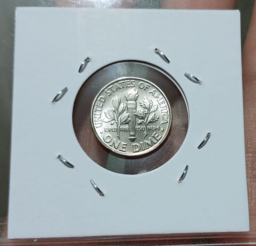 Two Silver US Quarters + 2003 S Silver Proof Roosevelt Dime + Clad Dime