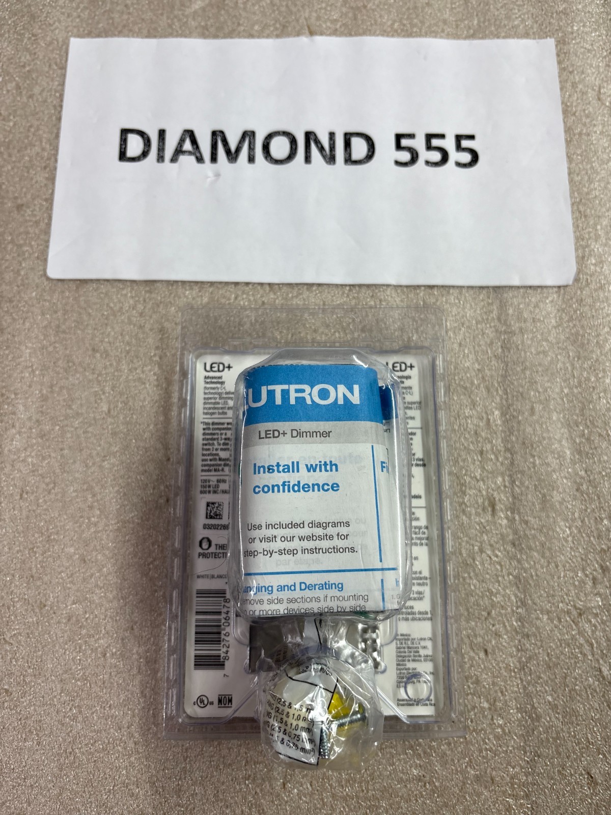 Lutron Maestro Multi-Location LED Toggle Light Dimmer - White | 4781