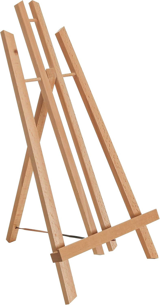 18" Large Tabletop Display Easel - Beechwood Artist A-Frame Display Stand, Woode