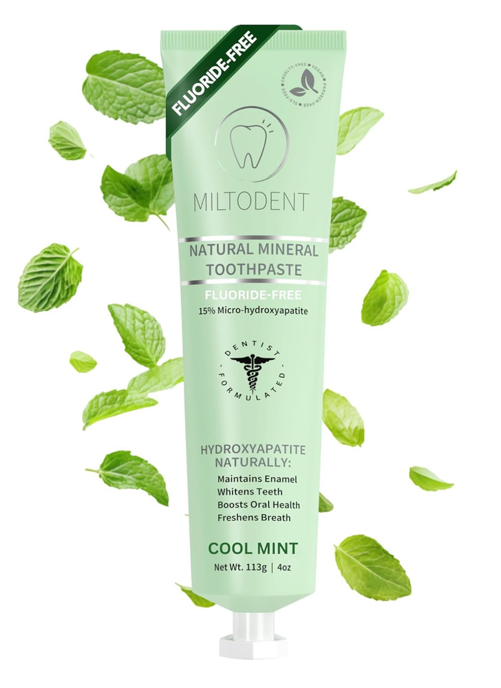Premium Hydroxyapatite Toothpaste – 15% Micro-Hydroxyapatite | Fluoride-Free, Be