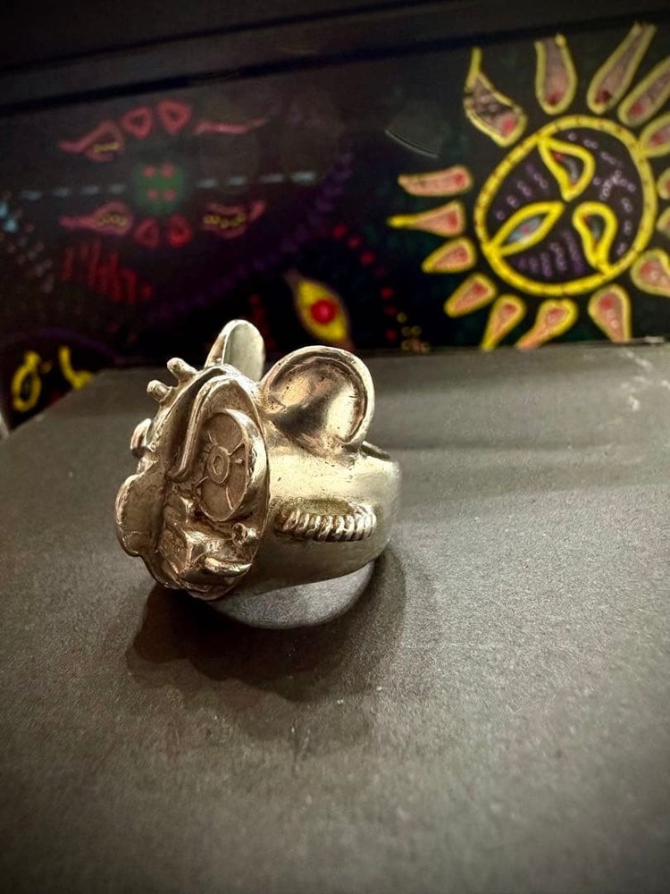 [Rare] LEMONed hide Psycho Bear Silver Ring 925