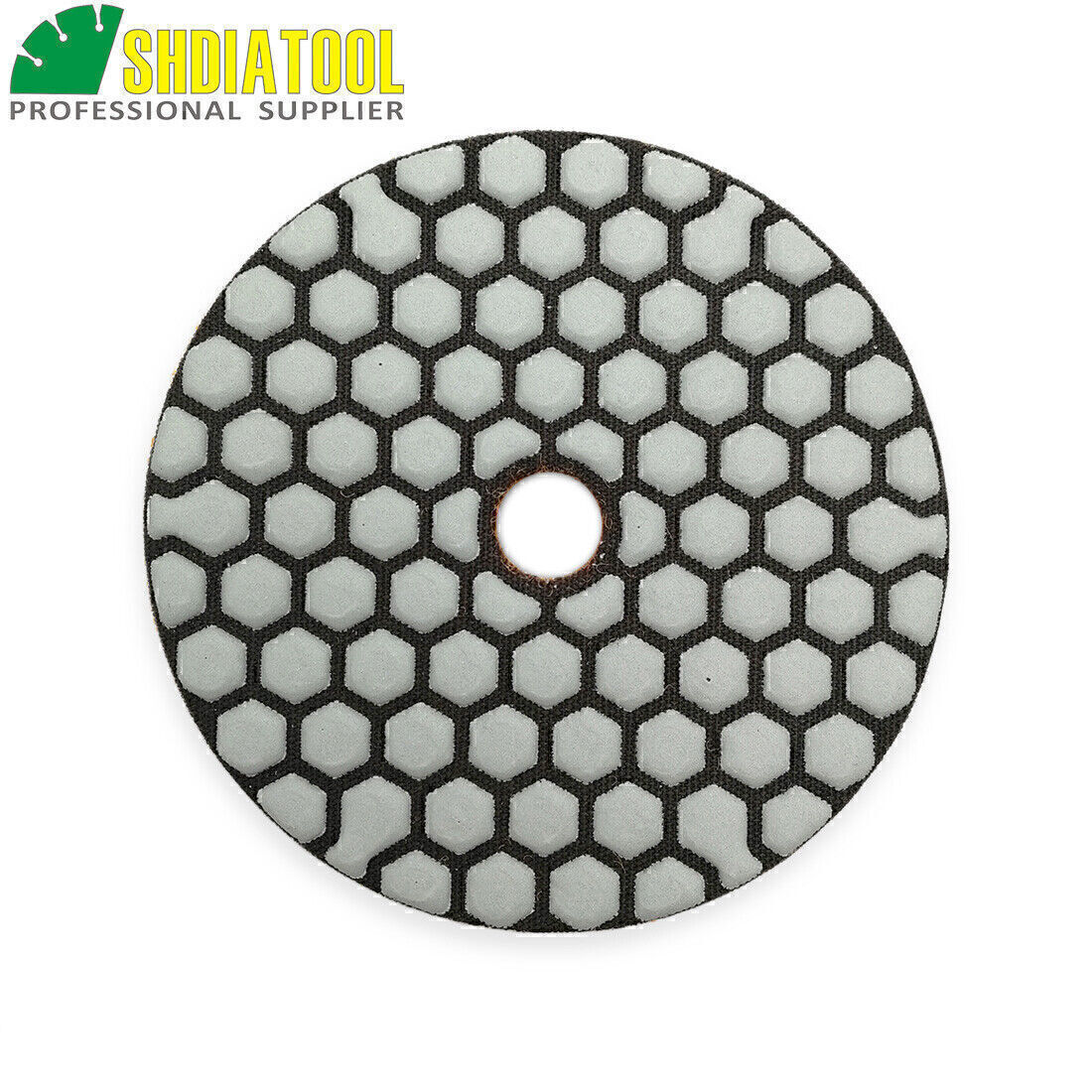 SHDIATOOL Diamond Polishing Pads 4" Granite Marble Tile Sanding Discs 5/8 Backer