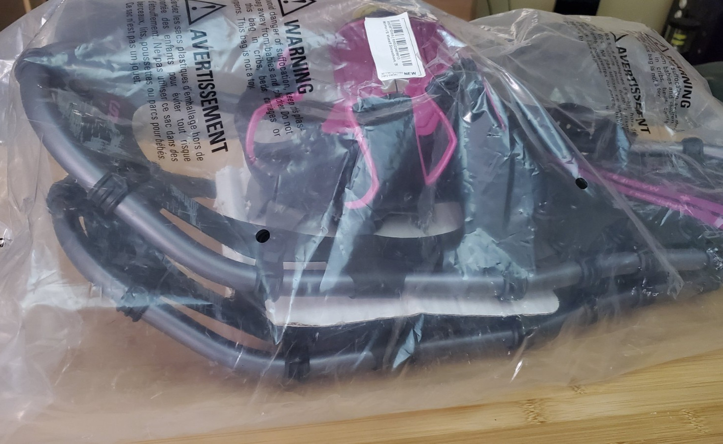 Louis Garneau Women's Massif 822 Snowshoes, BOA, Black/Pink (Users 80-160lbs)