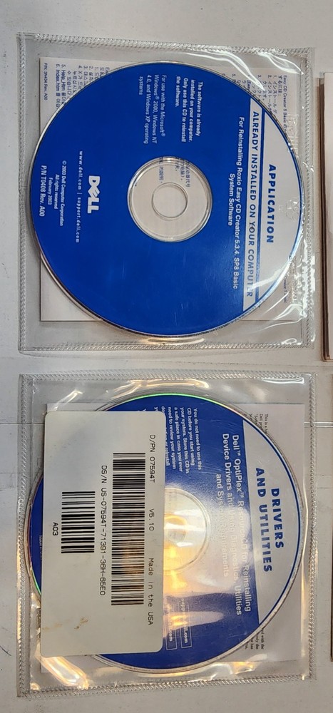DELL OEM Software Bundle LOT Drivers and Software
