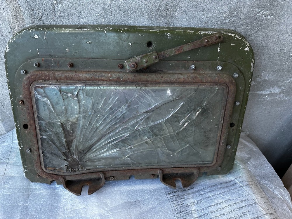Tank T-72 window from the hardware