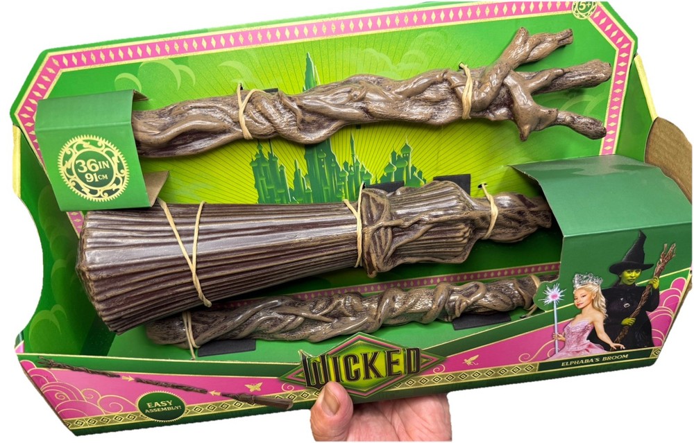WICKED Elphaba's Broom 36" in Easy Assembly!