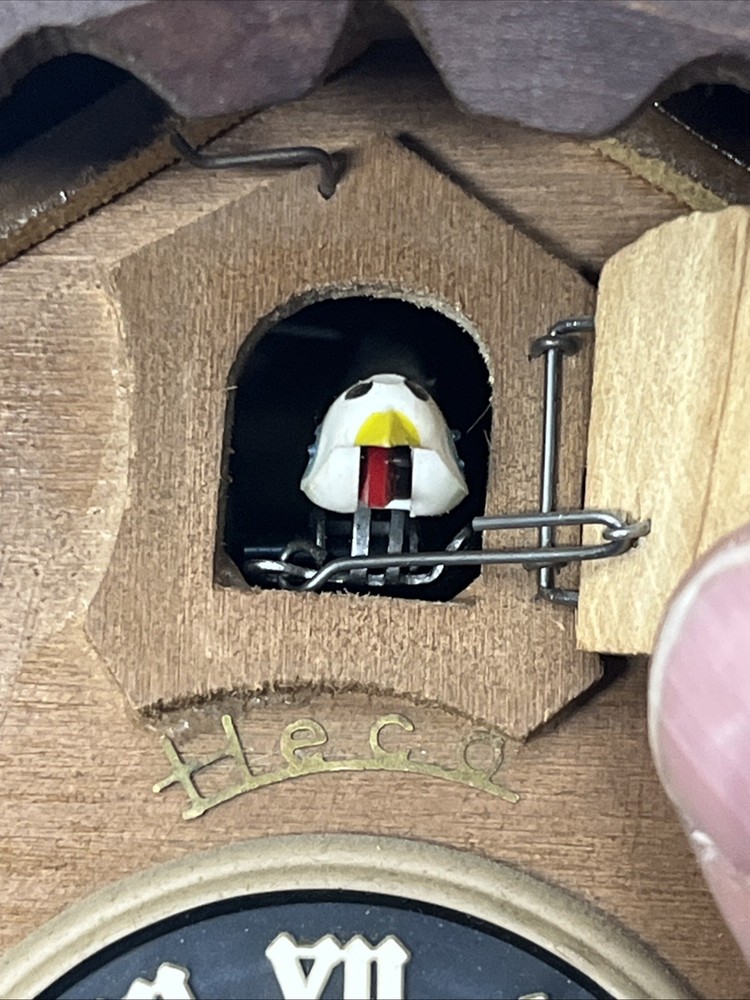 Vintage Hubert Herr Germany Cuckoo Clock Untested