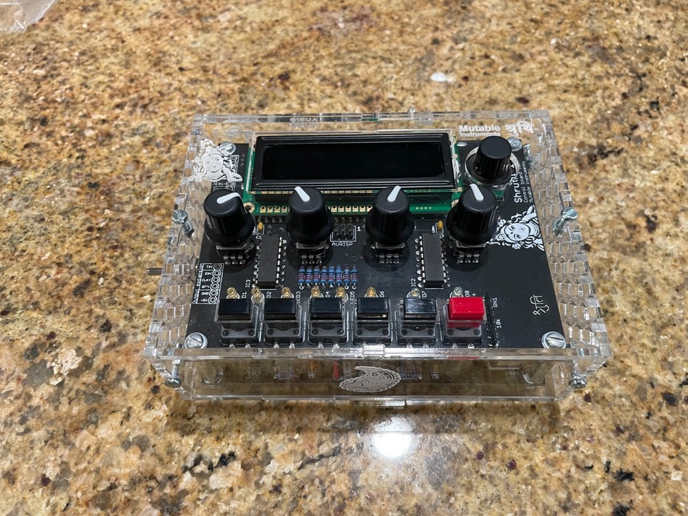 Original Limited Edition Mutable Instruments Shruthi-1 Clear Shruthi PCB cable