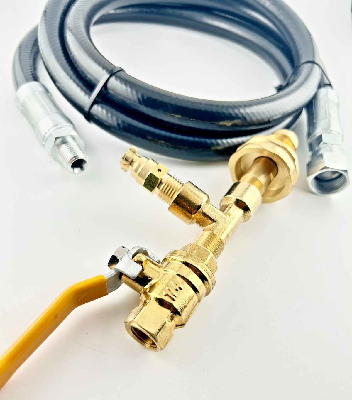 Partial Pol Liquid Propane Transfer Kit Tank Grill Filler Fill Unloading Lpg