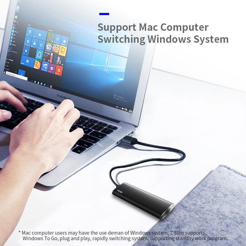 Netac 500GB Portable SSD USB 3.2 Gen2 Type-C External Solid State Drive 500MB/s